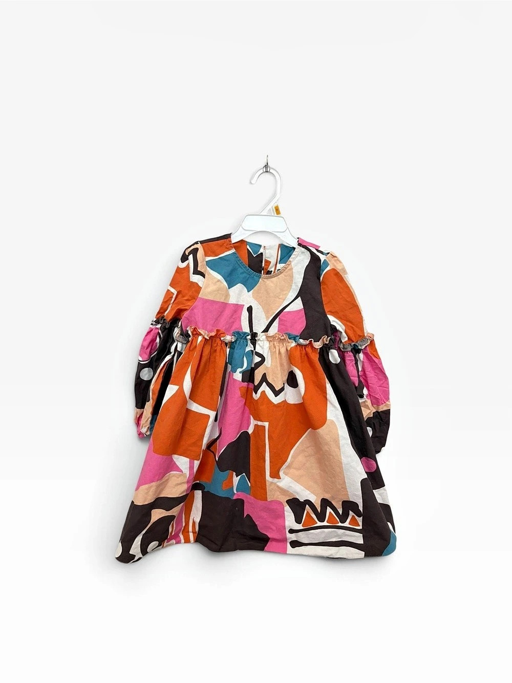 Girls Abstract Print Dress Size 4-5 Like New